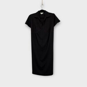 Motherhood Maternity Classic Dress V-Neck in Black Women’s Size S